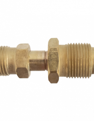 KOMOS Adapter CO2 Regulator to Nitrogen or Argon Tank CGA 580 To CGA 320 CO2 Regulator to N/A Cylinder
