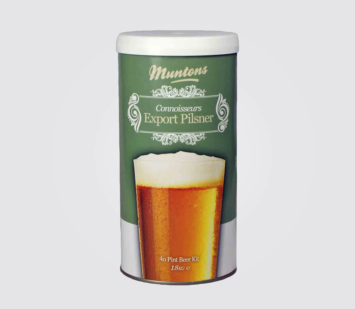 EXPORT PILSNER Muntons Connoisseurs Range Beer Kit de Bière Robust Dark Hoppy Extract Beer Brewing Ingredient Kit 27639 Makes 5 Gallons