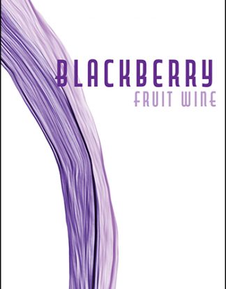 WINE BOTTLE LABELS Pack of 30 BLACKBERRY 'Purple Pour' Design Red Wine Self-Adhesive Easy Peel