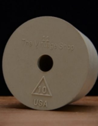 #10 DRILLED RUBBER STOPPER For PET Carboys and Fermonster White Gum Bung from Vintage Shop