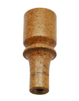BROWN NATURAL MARBLE TAP HANDLE with Brass Insert for Beer Pulls Krome C013