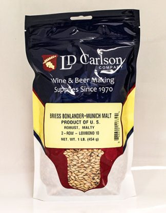 1LB Briess BONLANDER MUNICH Malt 10L Uncrushed 2-Row Malt