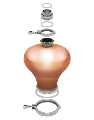 COPPER HELMET Grainfather G40/G70 Distilling Lid Alembic Attachment Kit For Pot Still Artisan Distilling