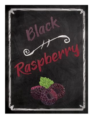 WINE BOTTLE LABELS Pack of 30 BLACK RASPBERRY 'Chalkboard' Design Red Wine Self-Adhesive Easy Peel
