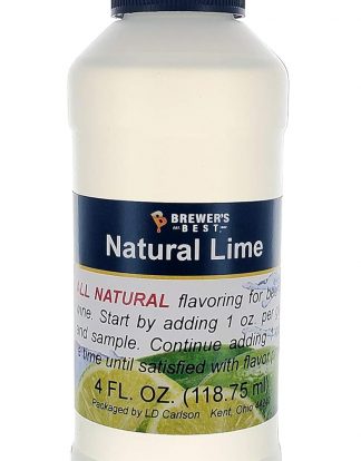 LIME FLAVOR 4oz Natural Flavoring from Brewer's Best