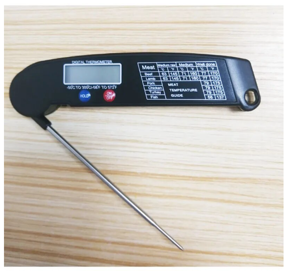 FOLDING THERMOMETER Digital Laser Infrared Thermometer -58°F~572°F (-50C to 300C) Black - Image 3