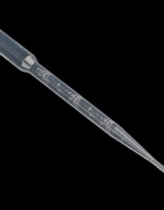 SINGLE 3ml Disposable Plastic Graduated Transfer Pipette For Yeast Isolation and Production