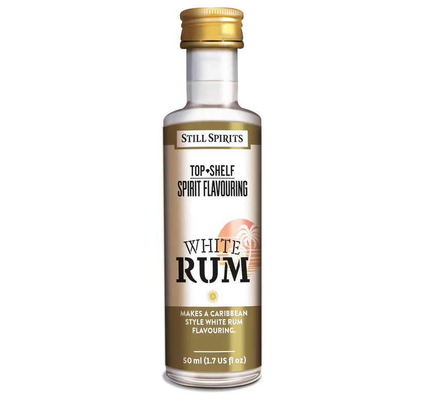 Still Spirits Top Shelf WHITE RUM Flavoring Essence 50ml Makes 1.125L