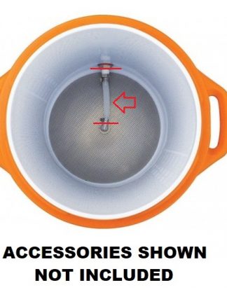 6" FALSE BOTTOM ADAPTER KIT = MALE = Fitting Kit Plumbing for Igloo Cooler Mash Tun or Brew Kettle