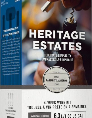 WINE KIT Heritage Estates CABERNET SAUVIGNON Style Makes 6 Gallons HEST from Spagnols RJS Craft Winemaking