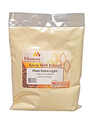 British DME MUNTONS EXTRA LIGHT Spray Dry Malt Extract Unhopped 1 LB (Beer Improver)