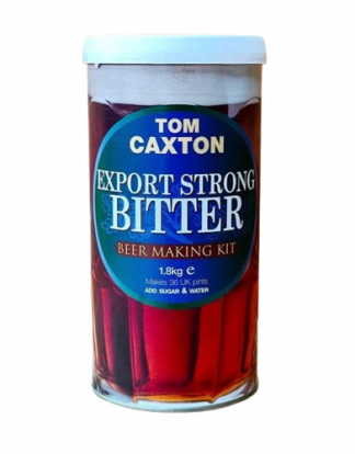 Tom Caxton EX EXPORT STRONG BITTER Irish-Style Tinned 5 Gallon Beer Making Kit from Muntons