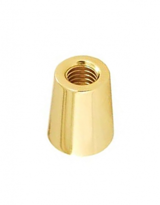 EURO STYLE Through Thread BEER TAP FERRULE GOLD /// ODDBALL /// SAME SIZE 3/8" TOP and BOTTOM ^v Oddball C816 Beer Faucet Pull