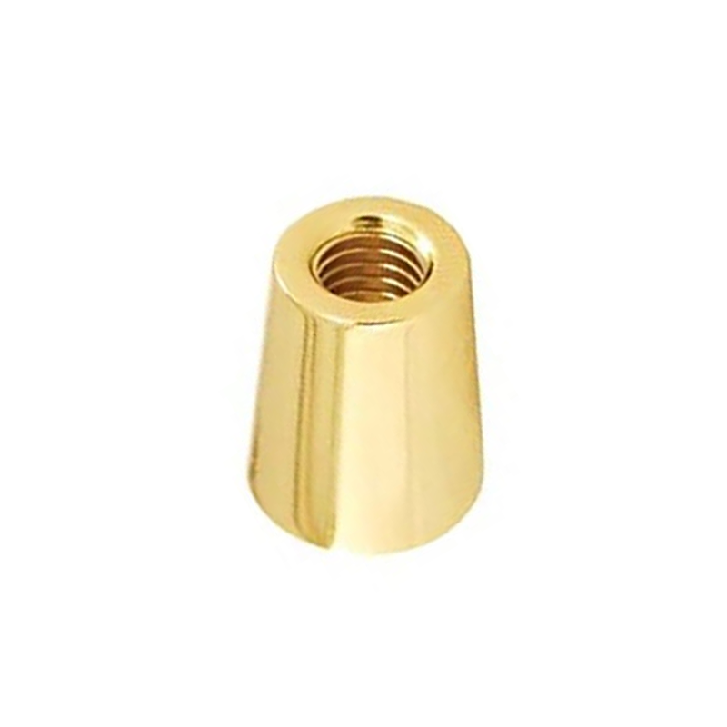EURO STYLE Through Thread BEER TAP FERRULE GOLD /// ODDBALL /// SAME SIZE 3/8" TOP and BOTTOM ^v Oddball C816 Beer Faucet Pull