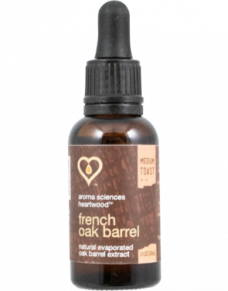 FRENCH OAK BARREL Medium Toast Liquid Oaking Extract 30ml Dripper from Aroma Sciences - Natural Evaporated Oak Extract Flavoring Essence for Wine Beer and Alcohol Distillates