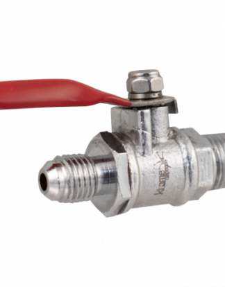 MFL CO2 Gas Line SHUT OFF VALVE and Check Valve  C446 from Krome Dispense  1/4" MPT X 1/4" MFL D1121