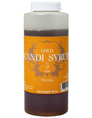 Liquid GOLDEN CANDI SYRUP 16oz Belgian-Style "Kandij Siroop" Decadent Brewers Candy Sugar for Authentic Ale Tripel Saison 16oz Jar
