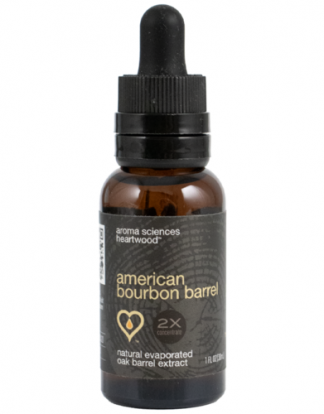 AMERICAN BOURBON BARREL Medium Toast Liquid Oaking Extract 30ml Dripper from Aroma Sciences - Natural Evaporated Oak Extract Flavoring Essence for Wine Beer and Alcohol Distillates
