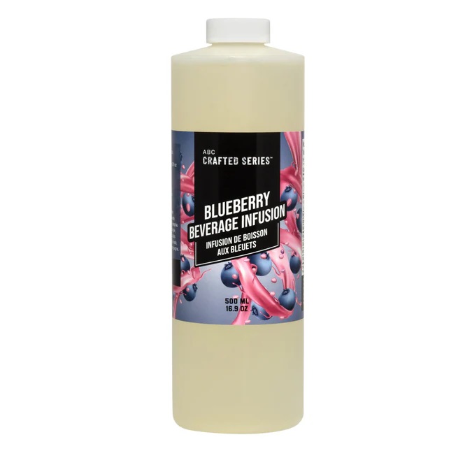 BLUEBERRY Beverage Infusion 500ml ~16oz Natural Flavoring from the ABC Crafted Series