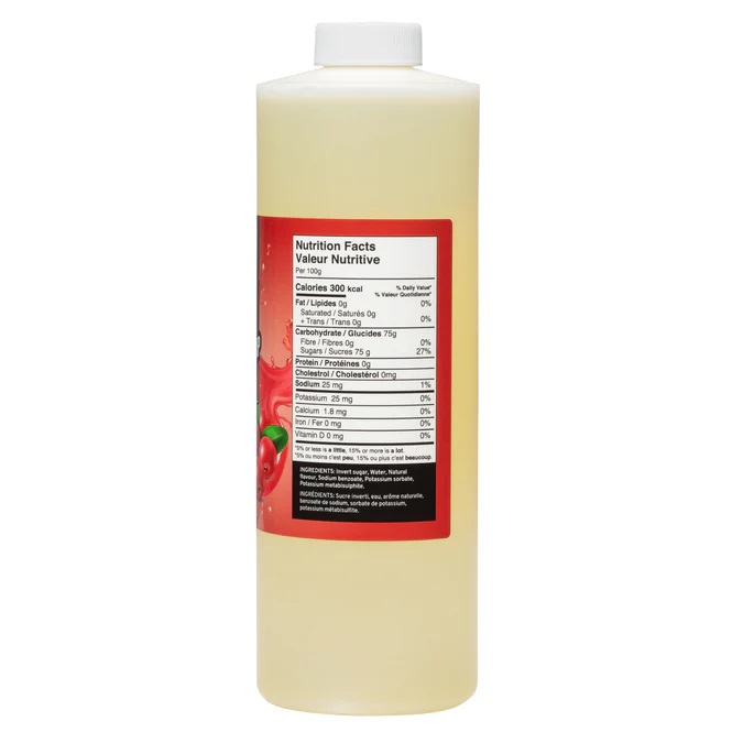 CRANBERRY Beverage Infusion 500ml ~16oz Natural Flavoring from the ABC Crafted Series - Image 2