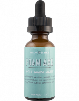 FOAM AXE ANTI FOAMER 1oz CellarScience Handy Dripper Bottle for Brewing and Distilling