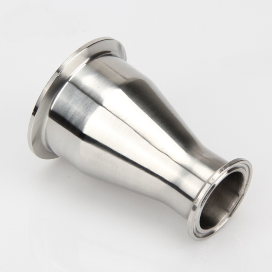 4" TRICLAMP HEMISPHERICAL REDUCER 4" down to to 1.5" Stainless Tri-Clamp Sanitary Fitting - Image 3