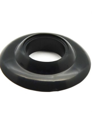 C018 Replacement BLACK SHANK FLANGE Collar For Kegerator or Wall Mount Decorative Finishing Touch - Krome Dispense