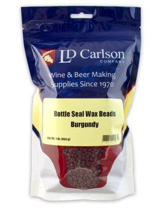BURGUNDY WAX BEADS 1LB Maroon for Cheesemaking or Wine Bottle Seals LD Carlson
