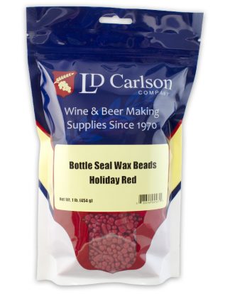 HOLIDAY RED WAX BEADS 1LB for Cheesemaking or Wine Bottle Seals LD Carlson