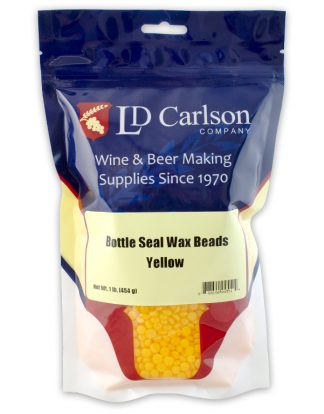 YELLOW WAX BEADS 1LB for Cheesemaking or Wine Bottle Seals LD Carlson