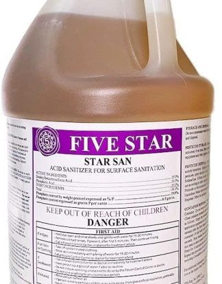 STAR SAN One Gallon 128oz SANITIZER Starsan No Rinse Sterilizes Home Brewing Equipment QUICKLY
