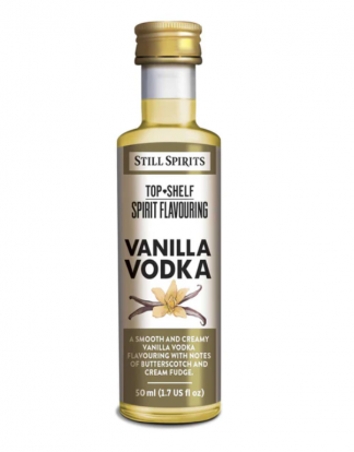 Still Spirits Top Shelf VANILLA VODKA Concentrated Liquor Flavoring Essence 50ml Makes 1.125L