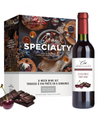 Award Winning Chocolate Cherry 2024 BLACK FOREST RED PORT DESSERT WINE KIT RJ Spagnols CSPE Cru Specialty 12L 6 Gallon NZZZ4713 RJS Winemaking (LIMITED)