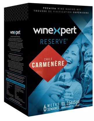 RESERVE CHILEAN CARMENERE 10L Winexpert Reserve Wine Ingredient Kit - Makes 6 Gallons of Red Wine 3237