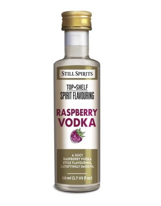 Still Spirits Top Shelf RASPBERRY VODKA Liquor Flavoring Essence 50ml Makes 1.125L