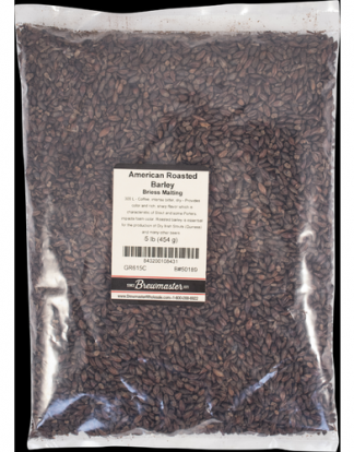 5LB Briess ROASTED BARLEY 300L Unmalted Barley