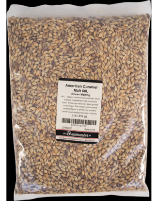 CARAMEL MALT 60L 5lb Uncrushed By Briess