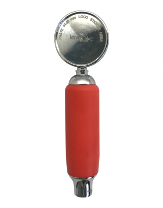 Both-Sides BADGED RED TAP HANDLE Cherry Red Heavy Duty with Logo Sticker Plate Beer Pull For Standard Size Faucets C372