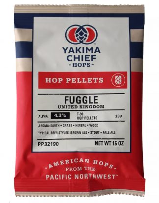 1LB FUGGLE OLD WORLD AROMA HOPS HOP PELLETS Nitro Foil Factory Pack for Beer Brewing
