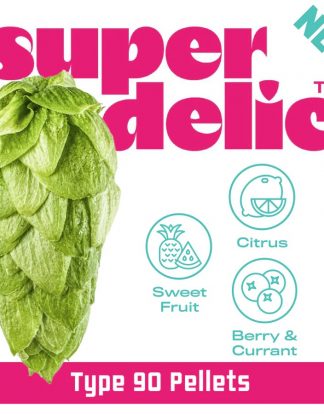 1oz SUPERDELIC NZ Triploid Biotransformation Berry Fruit and Candy/Lolly Hop Pellets with Unique Oil Chemistry