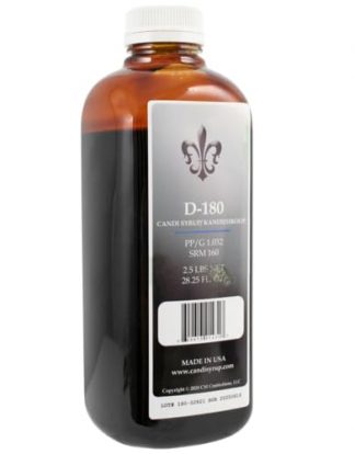 2.5LB Premium EXTRA DARK Candi Syrup D-180 "Kandij Siroop" Decadent Brewers Liquid Candy Sugar for Authentic Belgian-style Ale Tripel Saison