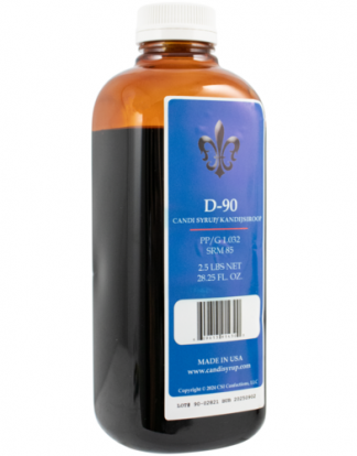 2.5LB Premium DARK Candi Syrup D-90 "Kandij Siroop" Decadent Brewers Liquid Candy Sugar for Authentic Belgian-style Ales Triples Saison