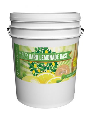 Pro Series Premium Cloudy HARD LEMONADE BASE 5 Gallon Pail Makes 45 Gallons Hard Lemonade