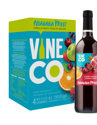 WINE KIT VINECO 6L Niagara Mist Series CHERRY SANGRIA Red From Global Vintners (WinExpert) Makes 6 Gallons