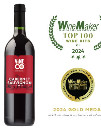 WINE KIT VINECO 14L Signature Series CALIFORNIA CABERNET SAUVIGNON From Global Vintners (WinExpert) Makes 6 Gallons
