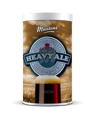 MUNTONS Premium Range SCOTTISH HEAVY ALE 30 Pint Tinned Extract Beer Brewing Ingredient Kit