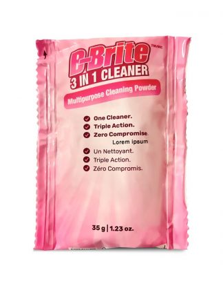 Single Use Pack B-BRITE OXYGEN BASE CLEANSER 35g Packet FOR HEAVY GRUNGE and Label Removal on Wine Beer Household Equipment