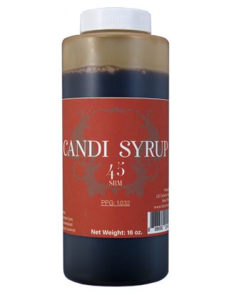 Liquid D-45 CANDI SYRUP 16oz Belgian-Style "Kandij Siroop" Decadent Brewers Candy Sugar for Authentic Ale Tripel Saison 16oz Jar