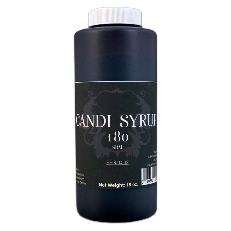 Liquid D-180 CANDI SYRUP 16oz Belgian-Style "Kandij Siroop" Decadent Brewers Candy Sugar for Authentic Ale Tripel Saison 16oz Jar