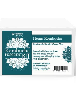 HEMP KOMBUCHA INGREDIENT MAKING KIT From Brewer's Best